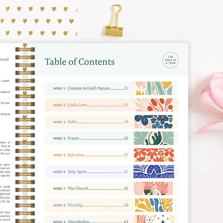 The Bible In A Year - Bible Study Journal